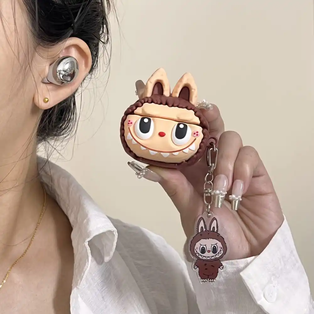 Hot 3D Cute Cartoon Role Labubu Earphone Cover for Samsung Galaxy Buds Pro Headphone Case for Galaxy Buds Live Buds 2pro FE