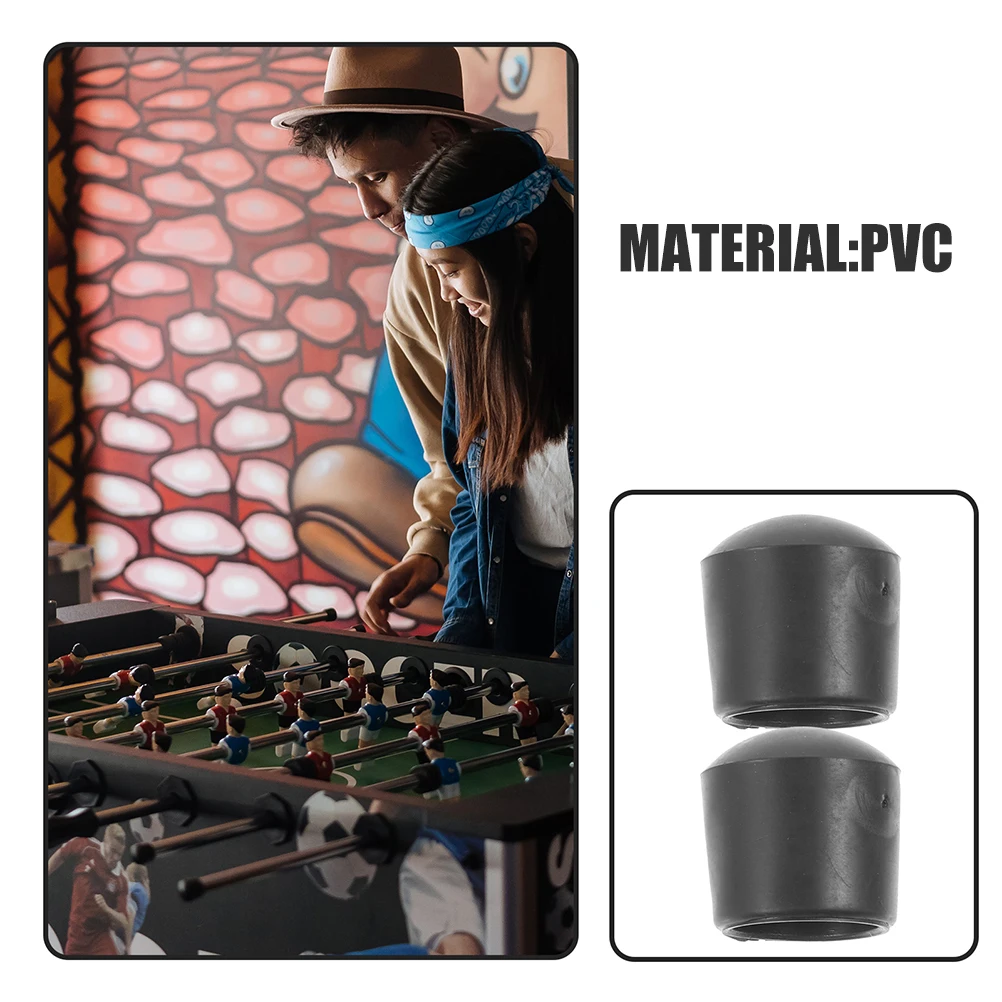 

16 Pcs Foosball End Caps Rod Covers Table Parts Caps 16mm Diameter PVC Material Easy Installation Practical