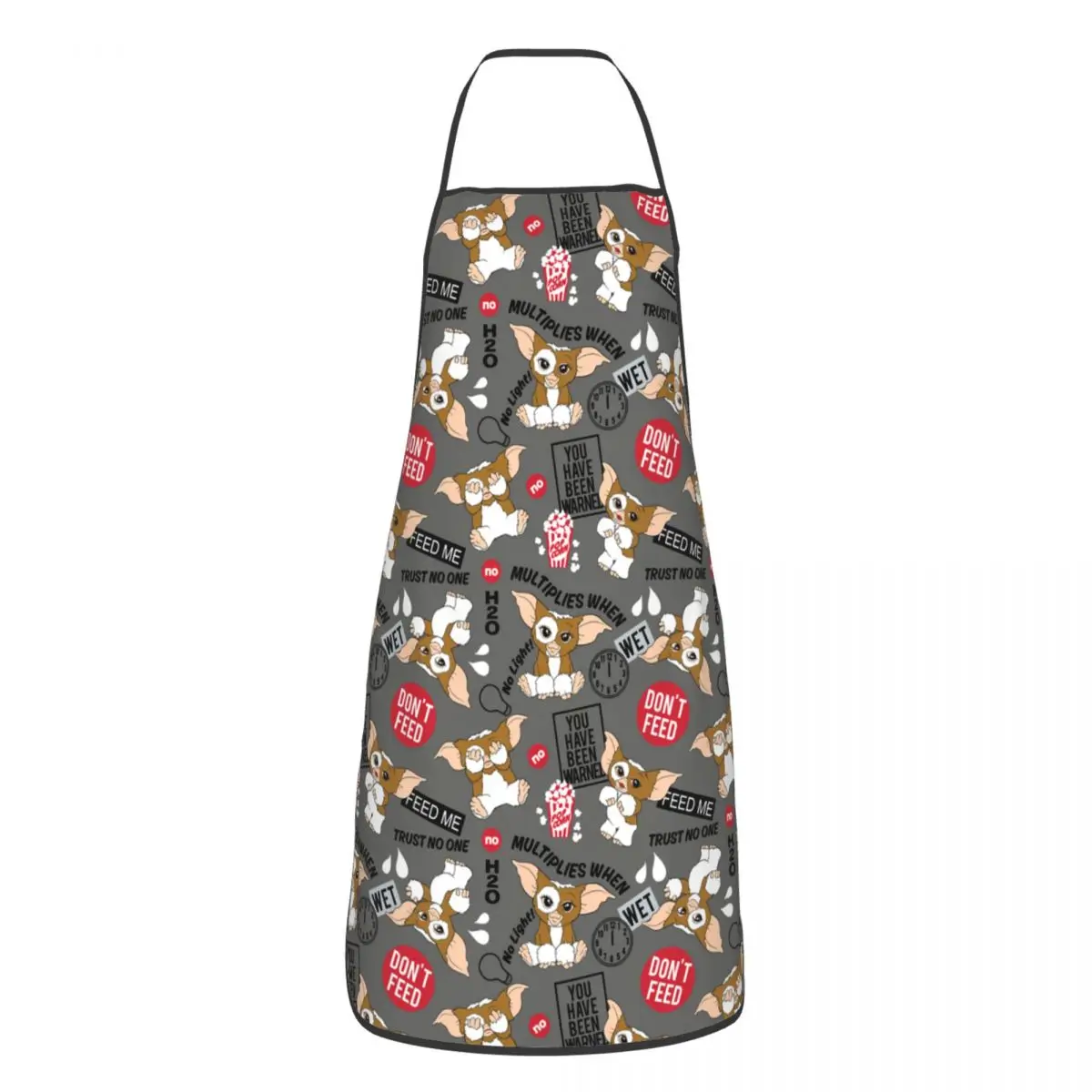 Unisex Mogwai Gizmo Gremlins Apron Kitchen Chef Cooking Baking Bib Women Men Horror Sci Fi Movie Tablier Cuisine for Gardening