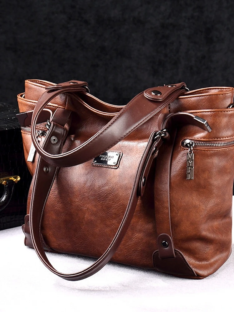 Hong Kong Trendy Brand Large Capacity Early Spring New Women's Bag Simple Fashionable Crossbody Bag Simple Casual Single Shou...