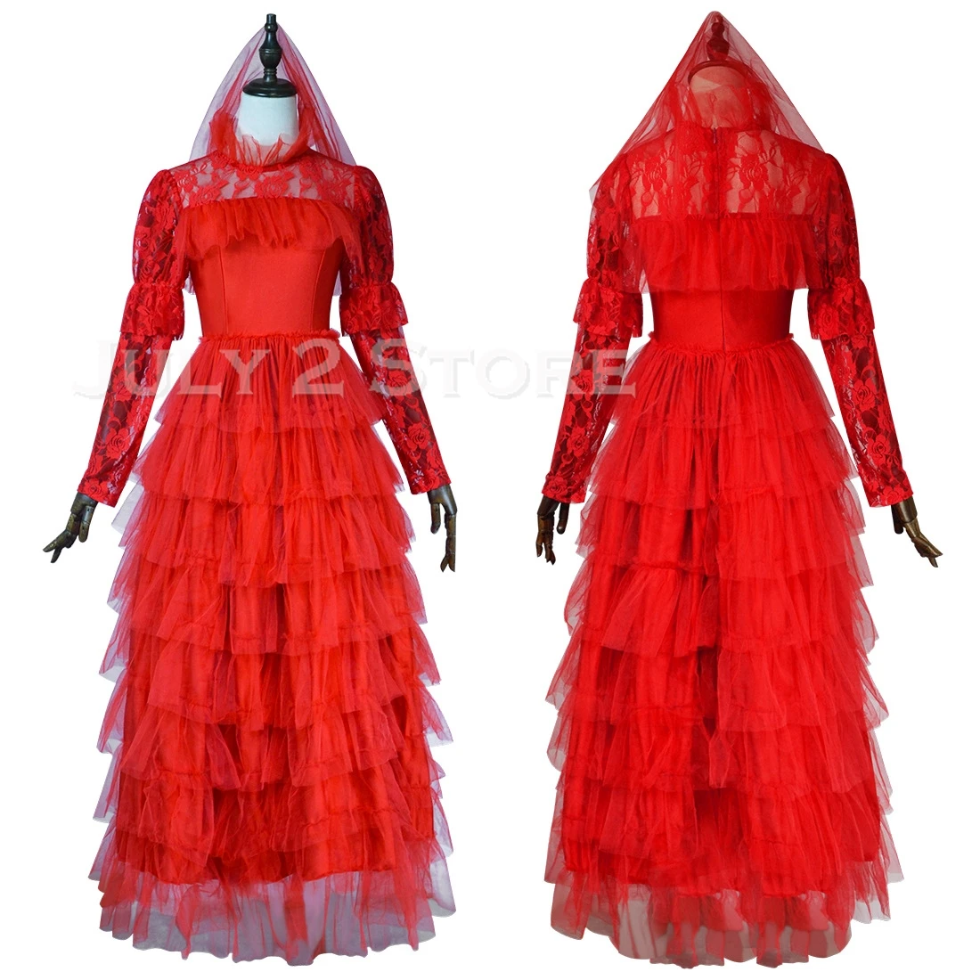 Beettlejuice disfraz de Halloween para hombre y mujer, traje gótico, Roleplay espeluznante, traje fantástico de fiesta