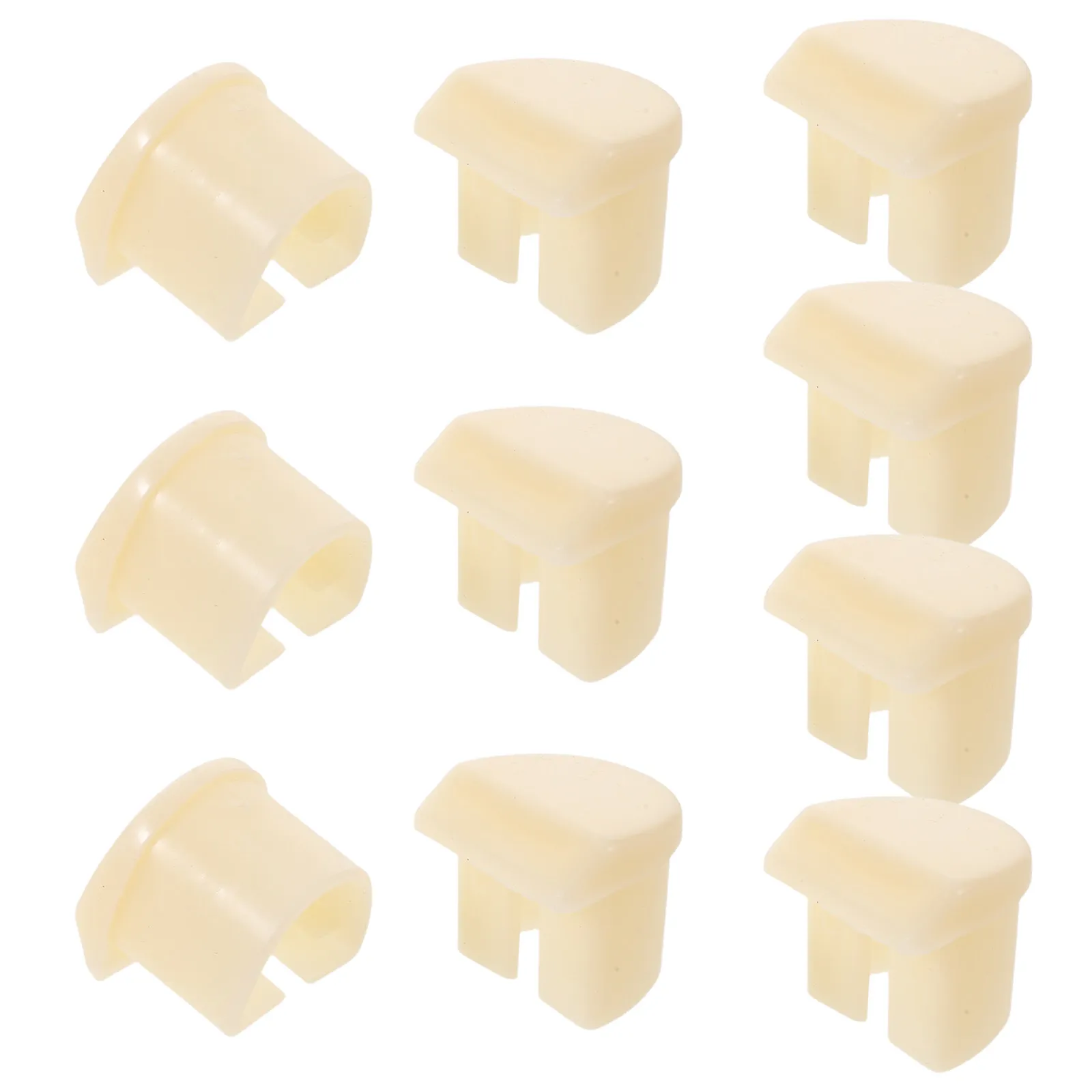 10Pcs Nursing Bed Rail Accessories Handrail End Caps for Hospital Beds Decorative Safety Rail Protectors for Elderly Patient