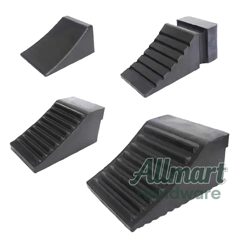 Rubber wheels, professional anti slip device, truck anti slip triangular wood lift, protective plate, anti slip car rubber pier