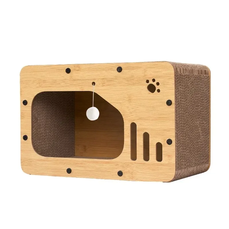 Cat Scratch Board Four Season Universal House Sofa Anti Cat Scratch Cat Toy TV Vertical Scratch Multifunctional Bed Pet Supplies