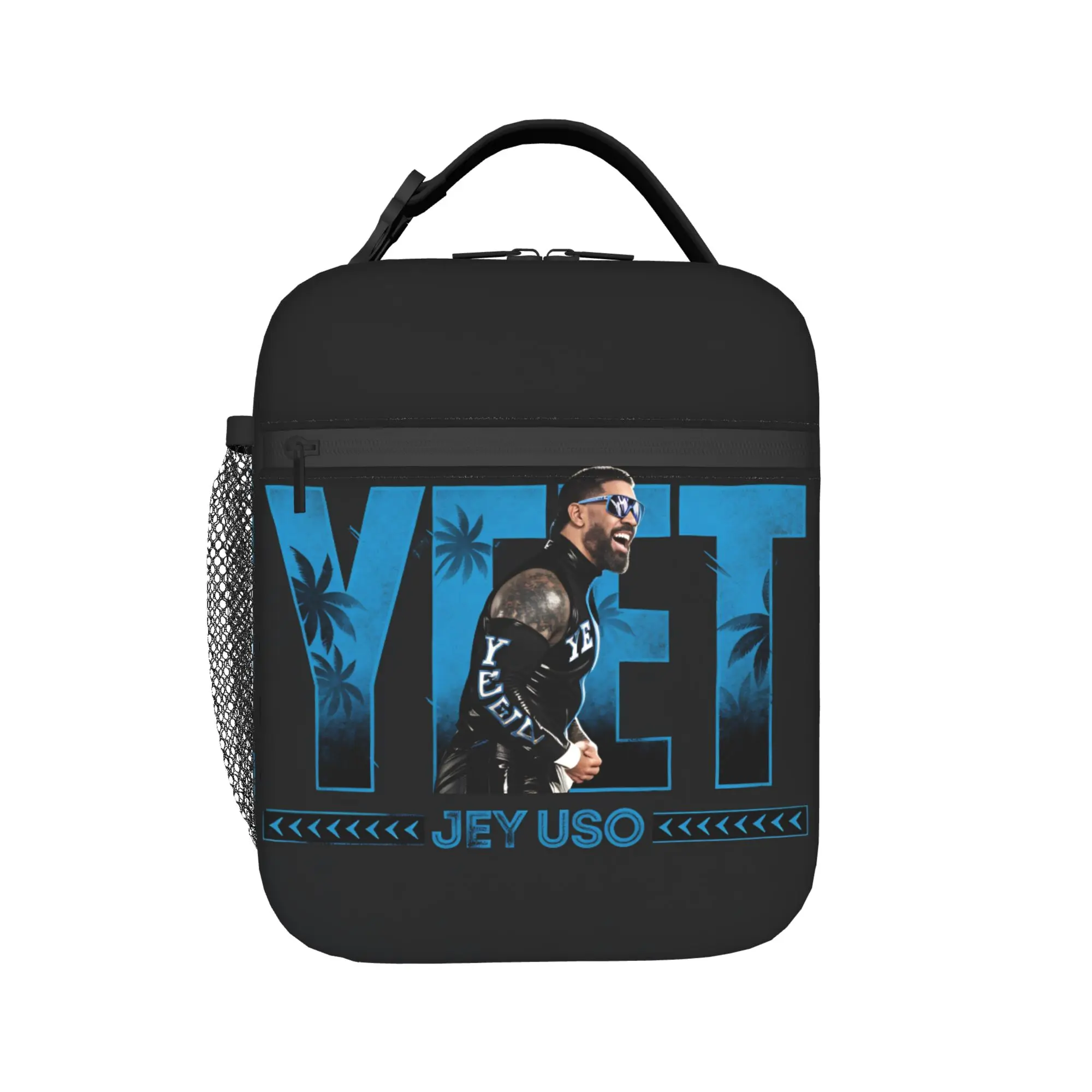 JEY YEET USO Wrestling Lunch Bag Vintage Lunchbox für Mädchen, Büro-Kühltasche, wasserdicht, bedruckt, Thermo-Tragetasche – Detail 1