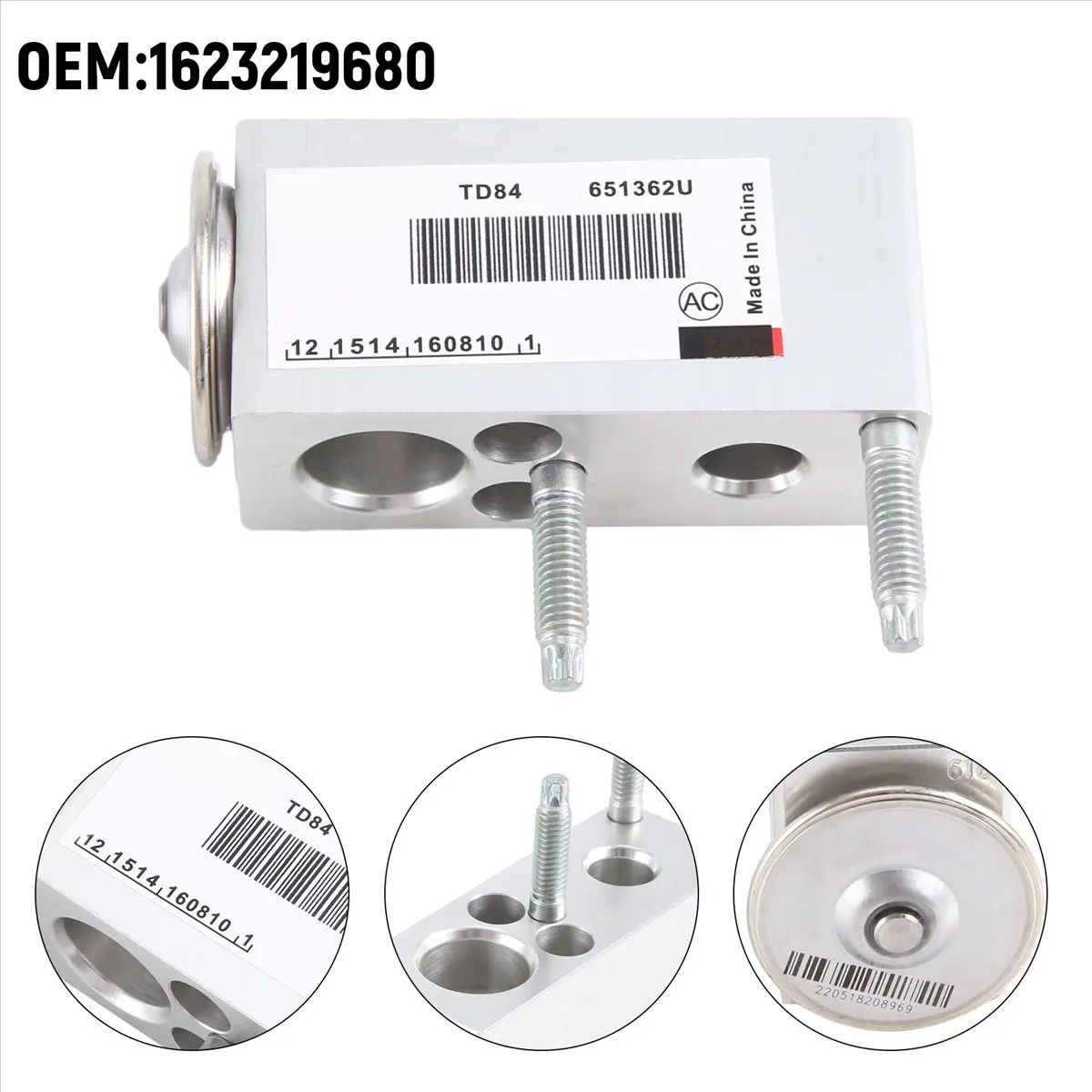 L96A 1623219680 Car AC Air Conditioning Expansion Valve for Peugeot 208 2008