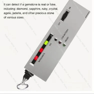 pen test moissanite with thermal conductivity instrument drill test moissanite to identify the authenticity of diamonds