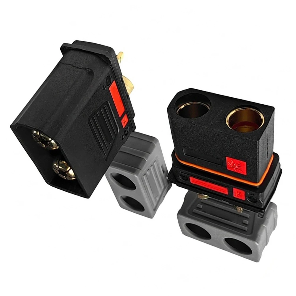 2pcs QS8P-L Anti-Spark Connectors For Car & RC Models 110A 500V  Connectors Replacement Power Transmission Accessories