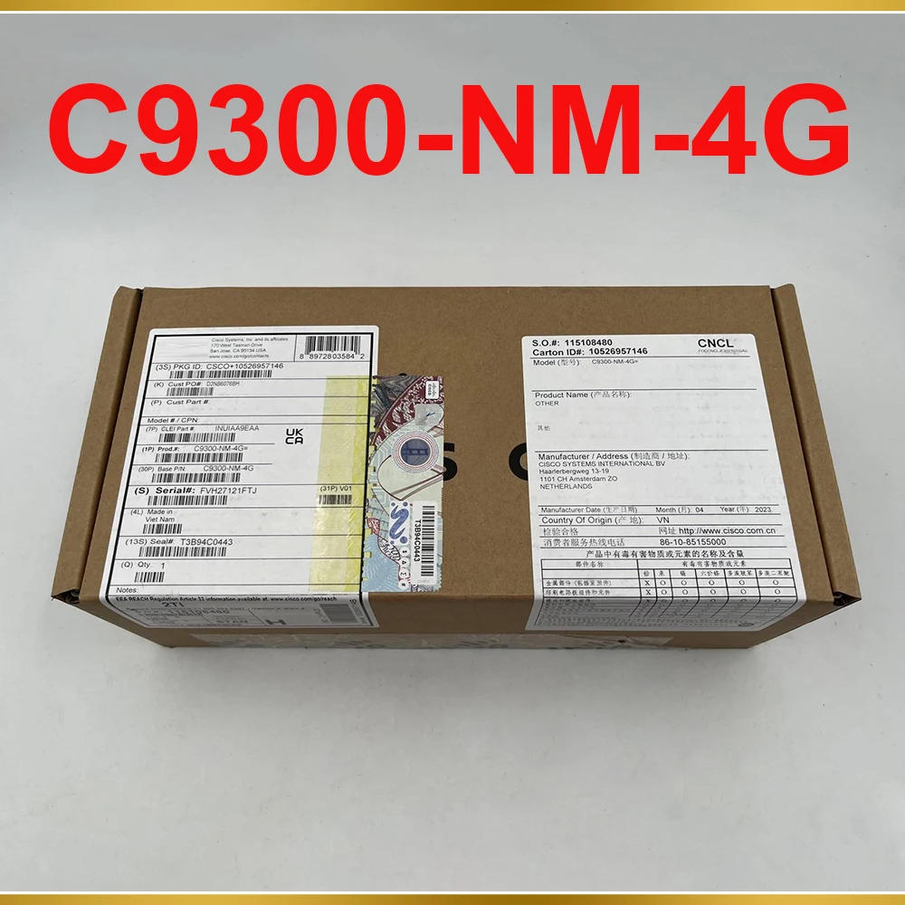 Switches 2Q 8X 4M Expansion Module For Cisco 9300 Series C9300-NM-4G