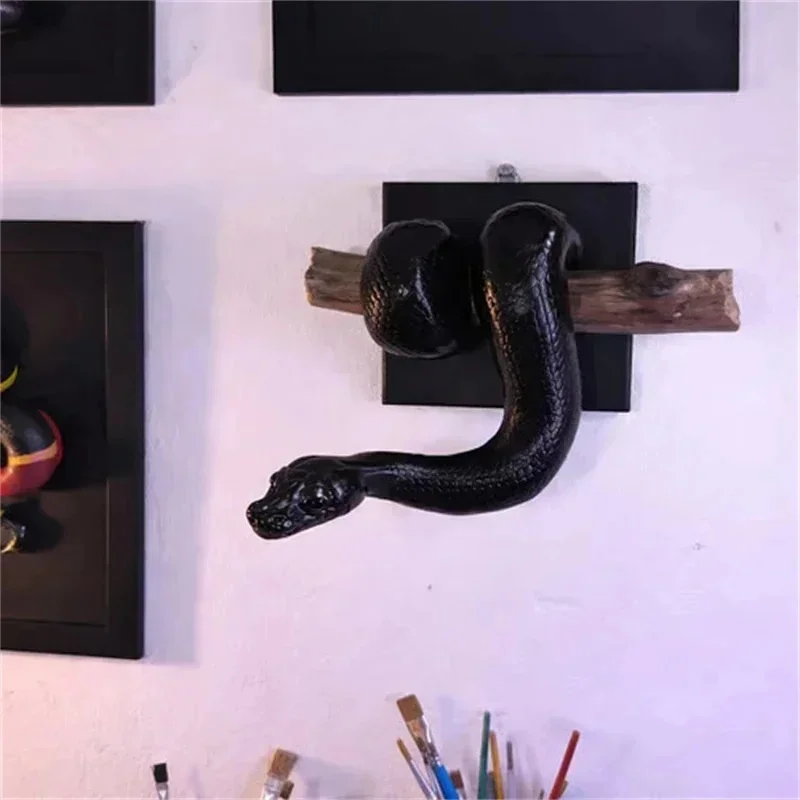 Golden Ball Python Wall Art 3D Metallic Snake Sculpture Home Decor For Snake Lovers Halloween Christmas Gift Gothic Accent