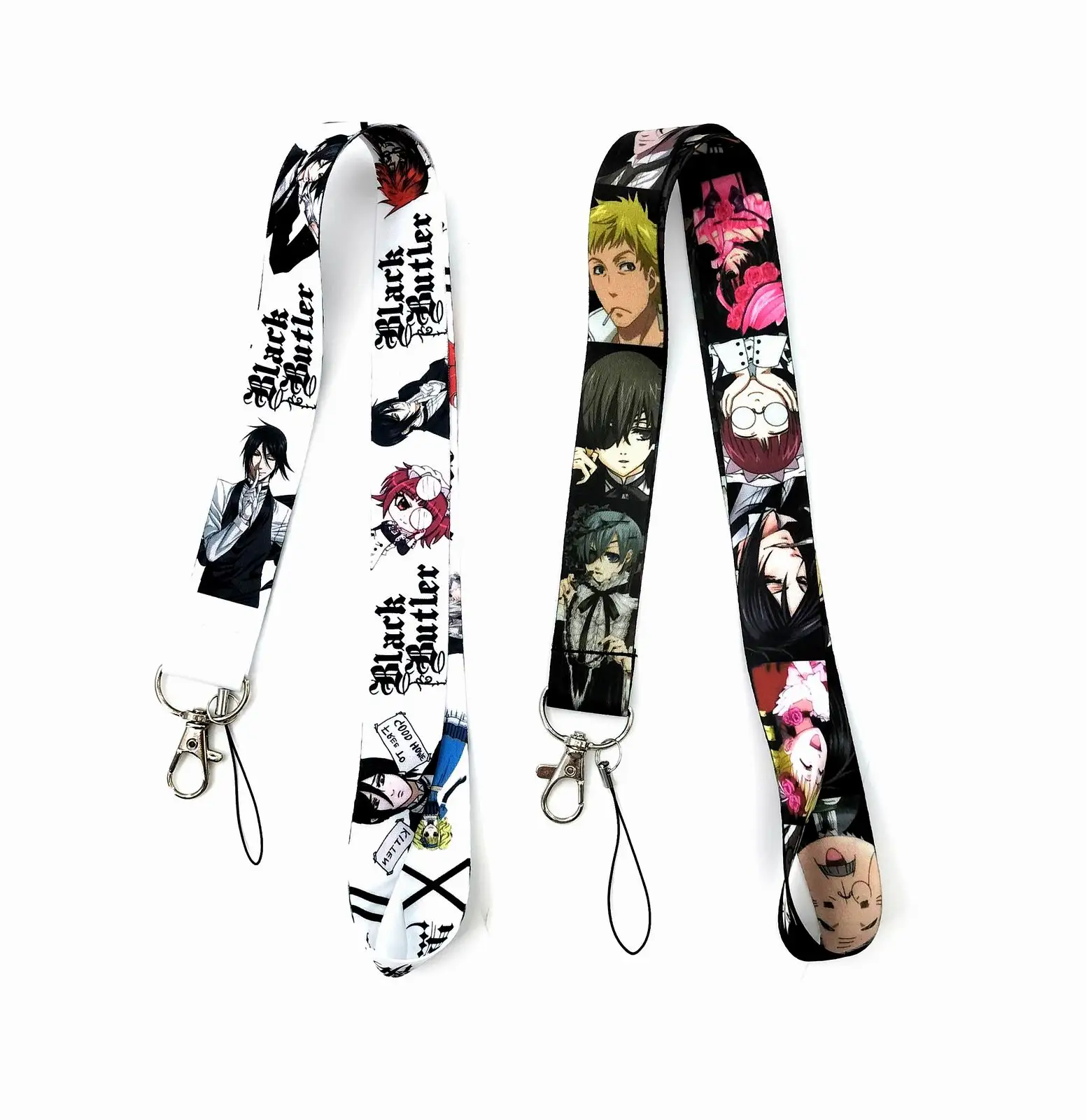 Japan Anime  Black Butler  Lanyard Keychain For Keys Badge ID Mobile Phone Key Rings  Neck Straps Accessories