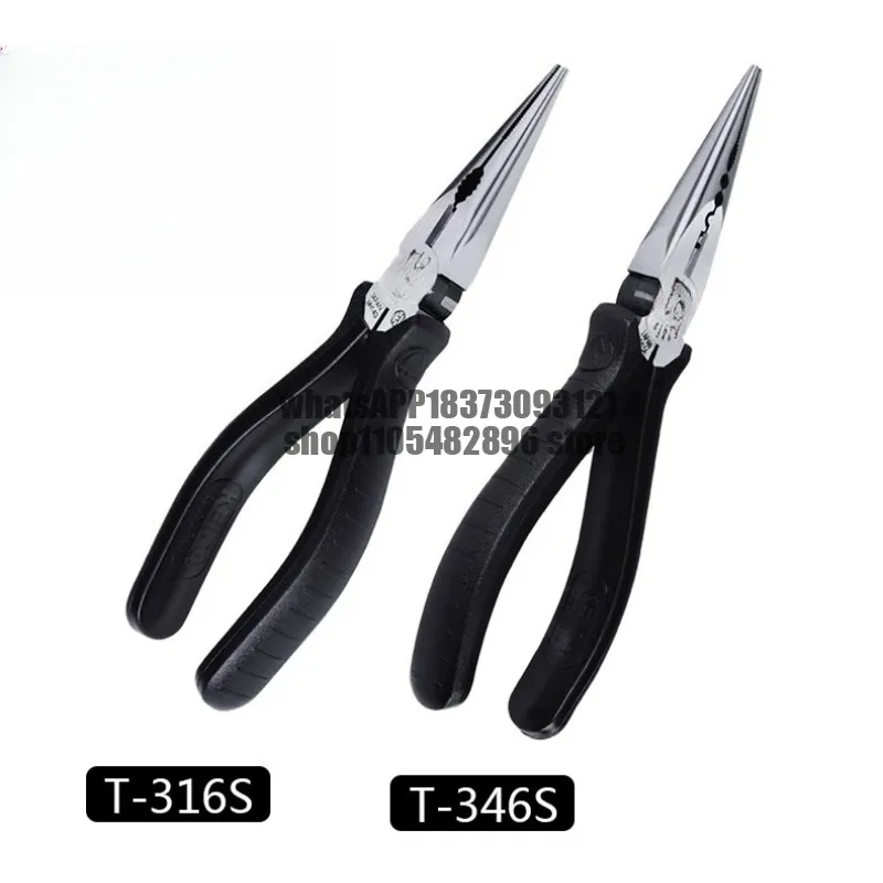 T-316S/T-346S electrician pointed nose pliers 6 inch multi-function pliers pointed nose pliers