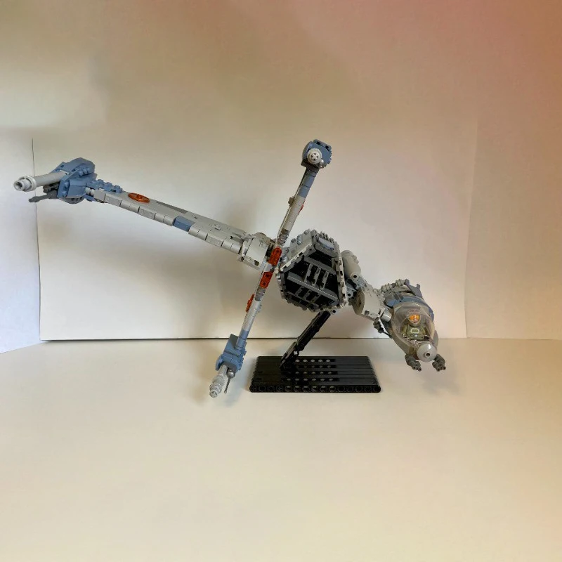 1002pcs MOC B-wing Starfighter Stand Star Battle Model Building Blocks Toy Construction Christmas Gift Birthday Creative 3D DIY