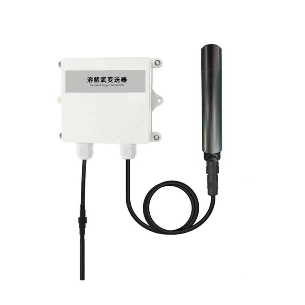 Digital Fluorescent Dissolved Oxygen Sensor with Salinity Compensation for Saltwater Aquaculture Monitoring RS485 4-20mA 0-5V