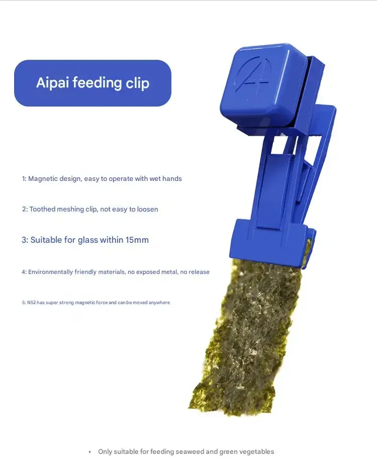 

Aquarium Feeding Clip Vegetable Clip AIPAI Algae Feeding Clamp Clip for Aquarium Coral Reef Fish Tank Seaweed Supplies