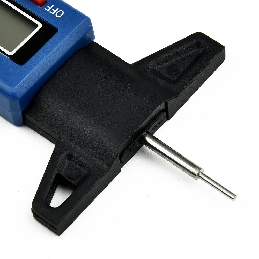 

Цифровой измеритель глубины шин для мотоциклов, шин и тормозных колодок, большой ЖК-экран, диапазон 0, 25, 4 мм, ручное снуление и управление питанием