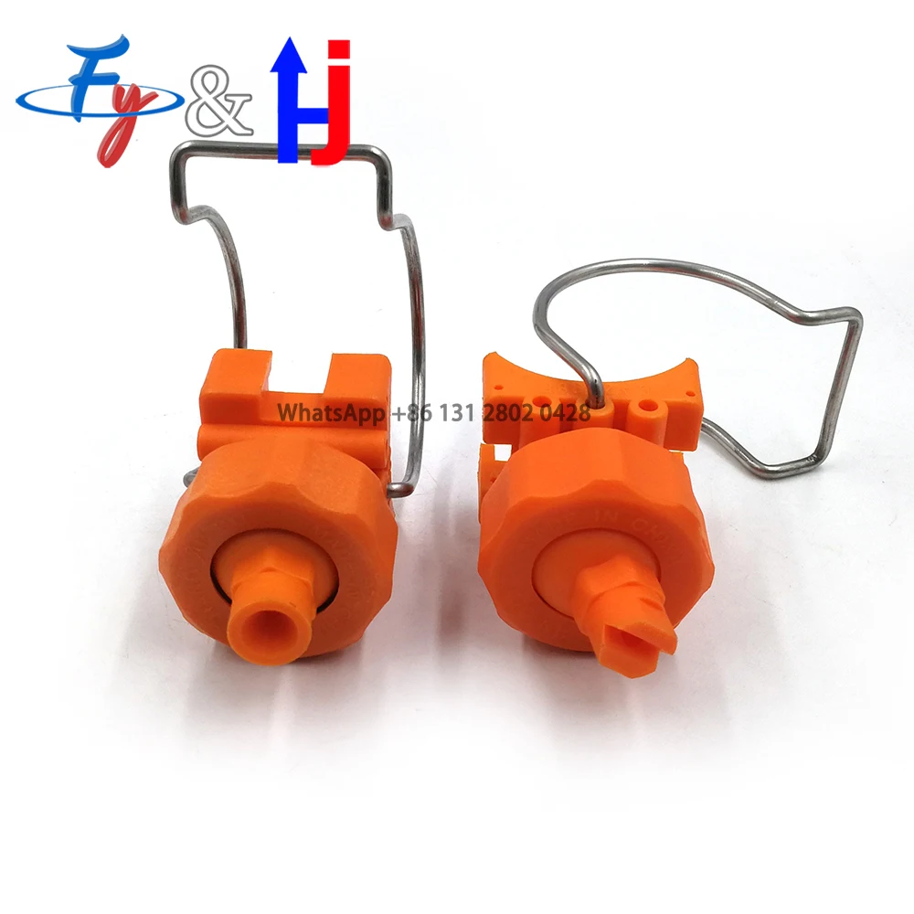 

360 degree Plastic Clamp Adjustable Ball Joints Nozzle Pipe Mounting Plastic Clip On Nozzle 3/4", 1", 1-1/4", 1-1/2", 2"