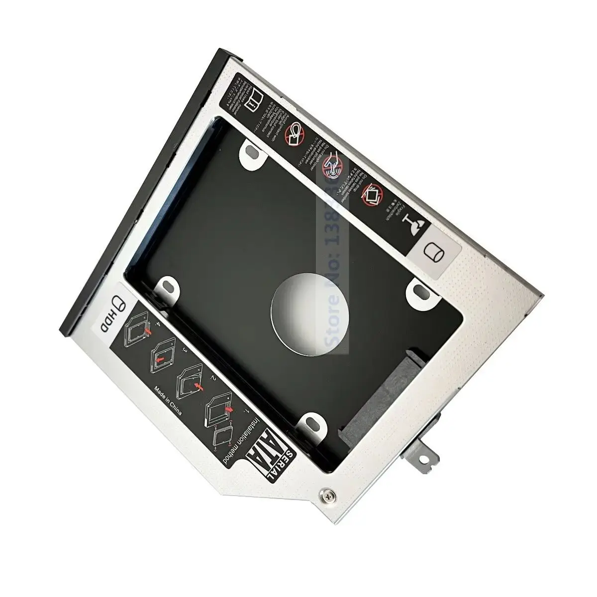 with Bezel Panel Tail Hook 2nd SATA Hard Drive HDD Optical bay Caddy Frame for Lenovo ThinkPad T440P T540 T540P W540 W540P W541