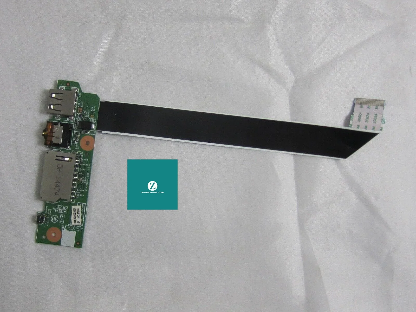 Genuine FOR Lenovo Flex 2 Pro 15 USB Audio SD Card Reader Board W CABLE 455.00W02.0001  5C50G91216