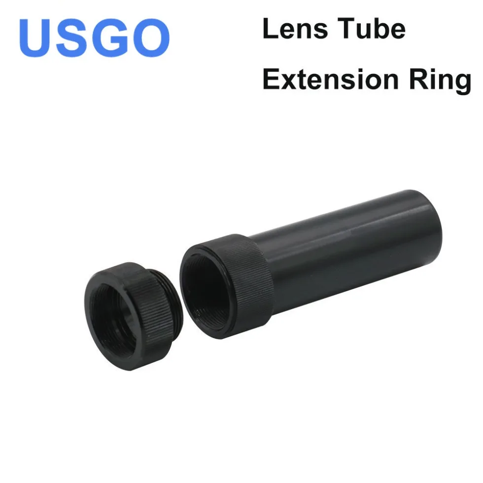 

USGO Tube Extension Ring CO2 O.D.25mm Lens Tube for D20 F63.5mm/127mm Lens for CO2 Laser Cutting Machine