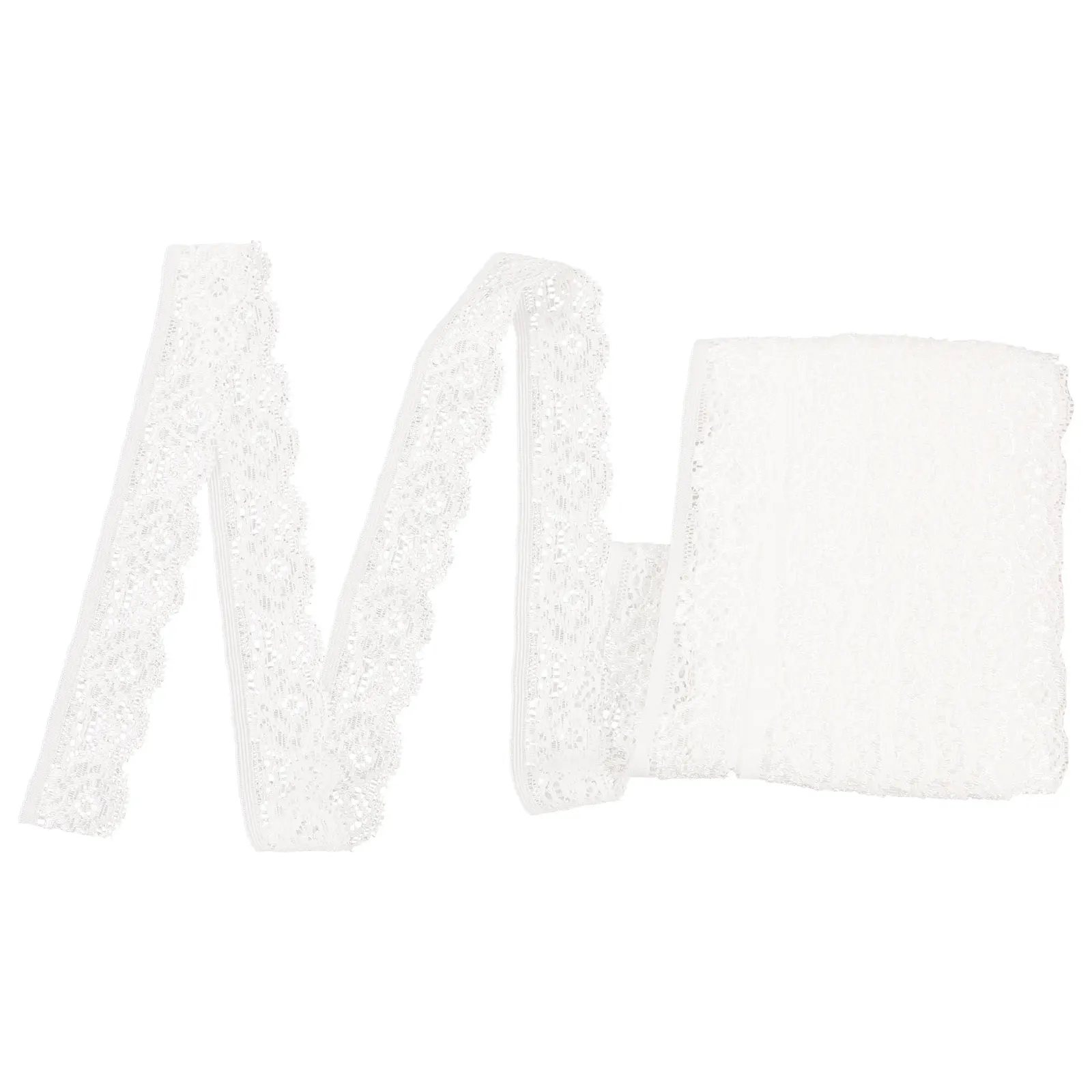 

Stretch Lace Trim Ribbon for Sewing DIY Supply Fabric Decor Elegant Colors Garment Accessories Clothing Craft Trims