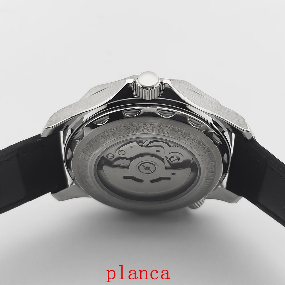 Custom Logo 41mm automatic mechanical watch men's business high-end luxury waterproof watch luminous calendar display watch