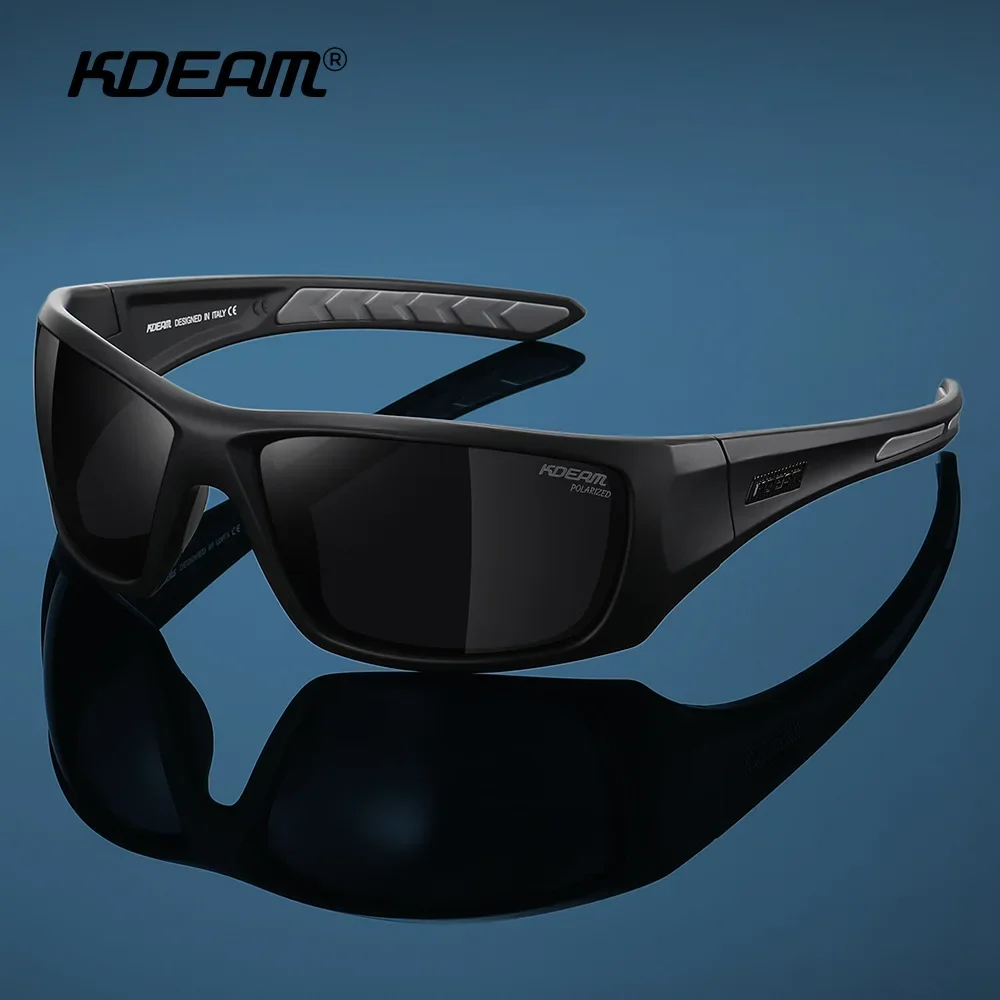 

KDEAM New Polarized Fishing Sunglasses TR90 Frame Comfortable Anti slip Design Outdoor Fashion Sports Glasses Men Women Goggles