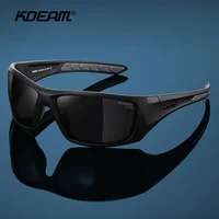 KDEAM nuevas gafas de sol polarizadas para pescar TR90 montura cómoda diseño antideslizante moda para actividades al aire libre gafas deportivas hombres mujeres gafas