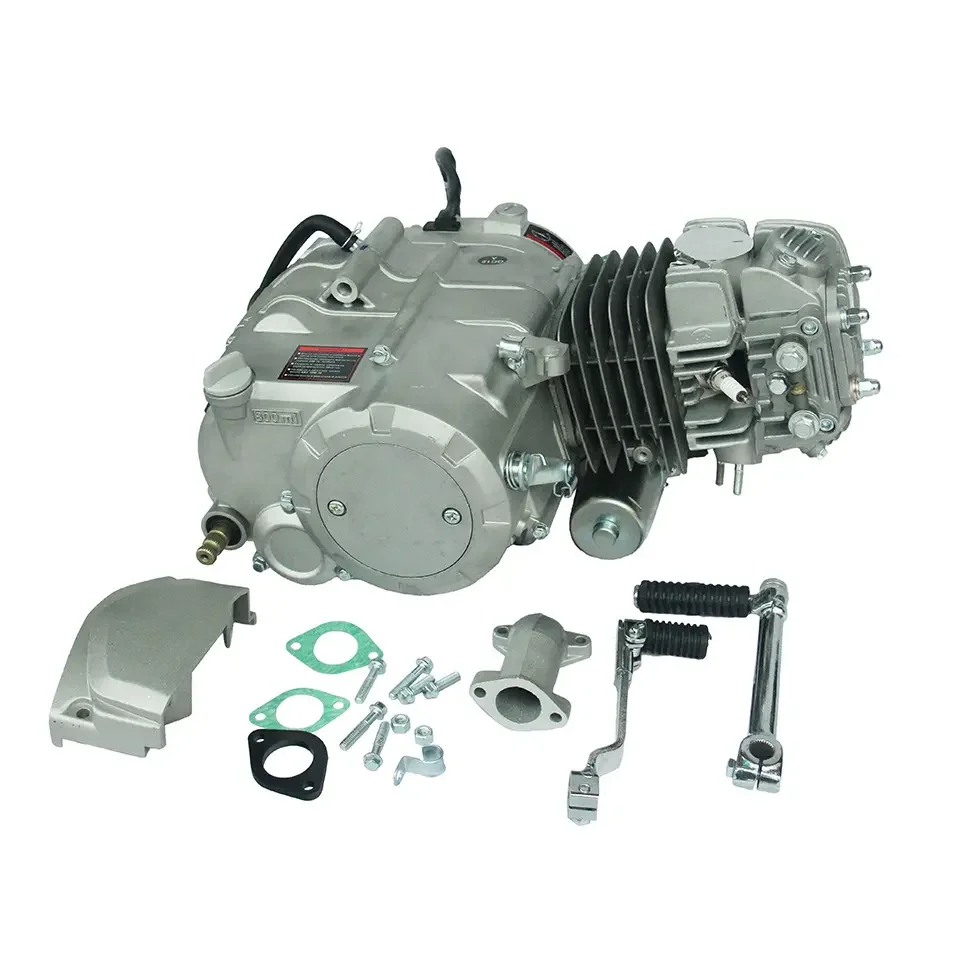 140cc/150cc Singolo Cilindro CDI Frizione Automatica a 4 Tempi Kick Start Elettrico 5 Marce Motore Orizzontale Raffreddato ad Acqua Nuovo