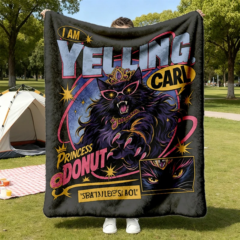 Princess Donut I Am Yelling Carl Cozy Blanket, Viva La Revolucion Dungeon Crawler Carl Fan Art Warm Blanket, New Achieve