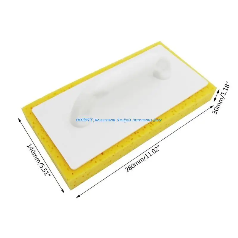 Spátula llana esponja 367d para calafateo hormigón.