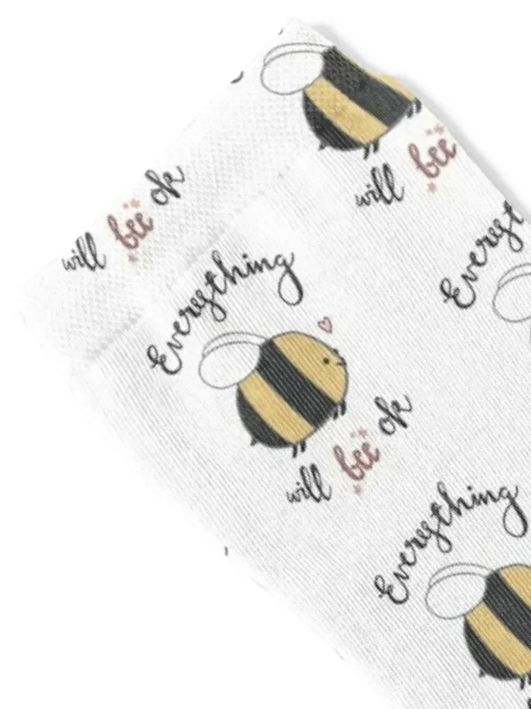 Everything Will Bee Okay Socks Sports professional running christmass gift Mens Socks Women's