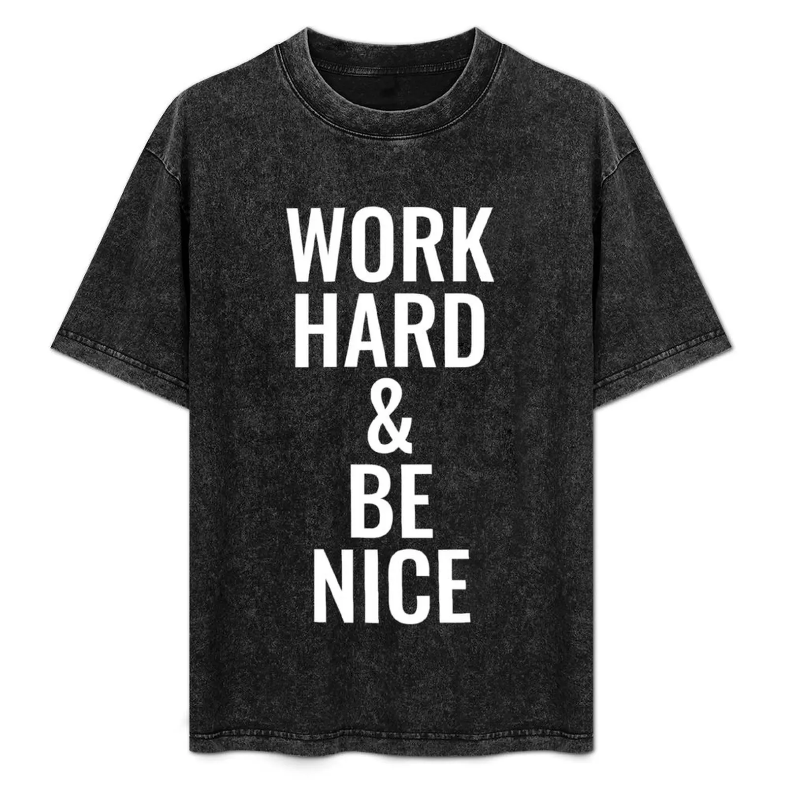 

Work Hard & Be Nice - Michael Franti T-Shirt Basic Tee Shirt for Everyday Outfit