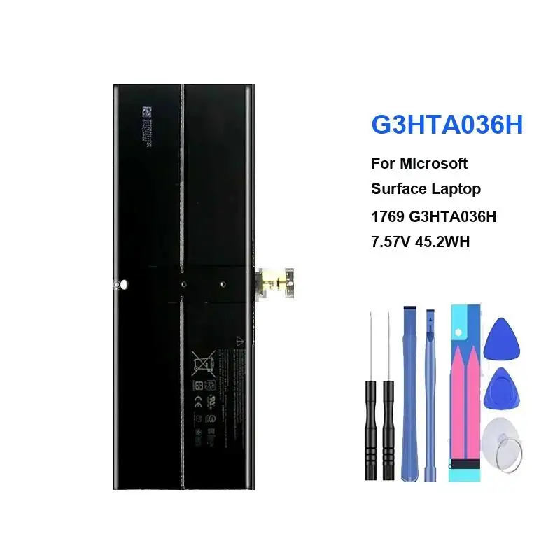 Tablet Battery For Microsoft Surface 1769 5970Mah G3HTA036H Long Lasting 
