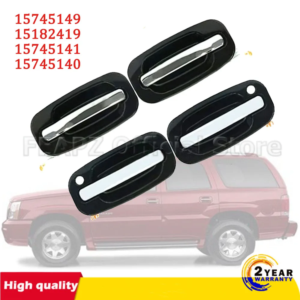 

15745149 15182419 15745141 15745140 4pcs For Chevrolet Silverado Cadillac Escalade Tahoe Sierra Yukon Outside Door Handle