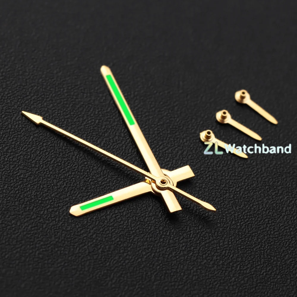 VK63 Watch Hands Green Luminous 6-Hands Fit VK63 Automatic Movement VK63 Hands Orange Silver Gold Black High Quality Watch Hands