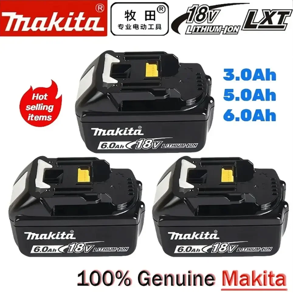 

Genuine/Original Makita 18v battery bl1850b BL1850 bl1860 bl 1860 bl1830 bl1815 bl1840 LXT400 6.0Ah for makita 18v tools drill