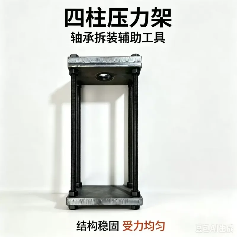 Hydraulic Cross Joint Remover, Forklift Rear Axle Pin Removal Tool, No Need to Disassemble Rear Axle
