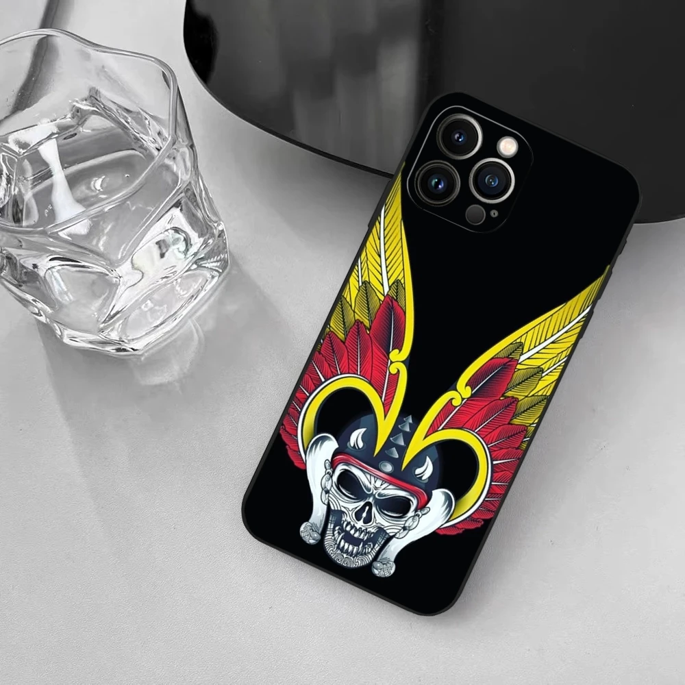 Hells Angels Phone Case for iphone 13 11 15ProMax 14 12 16Pro Xs Max Mini Xr X 7 8 Plus Shell Coque