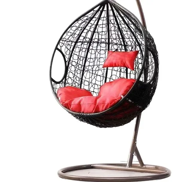 Hanging chair outdoor swing hanging basket rattan chair, indoor balcony bird's nest chair dual-purpose chair