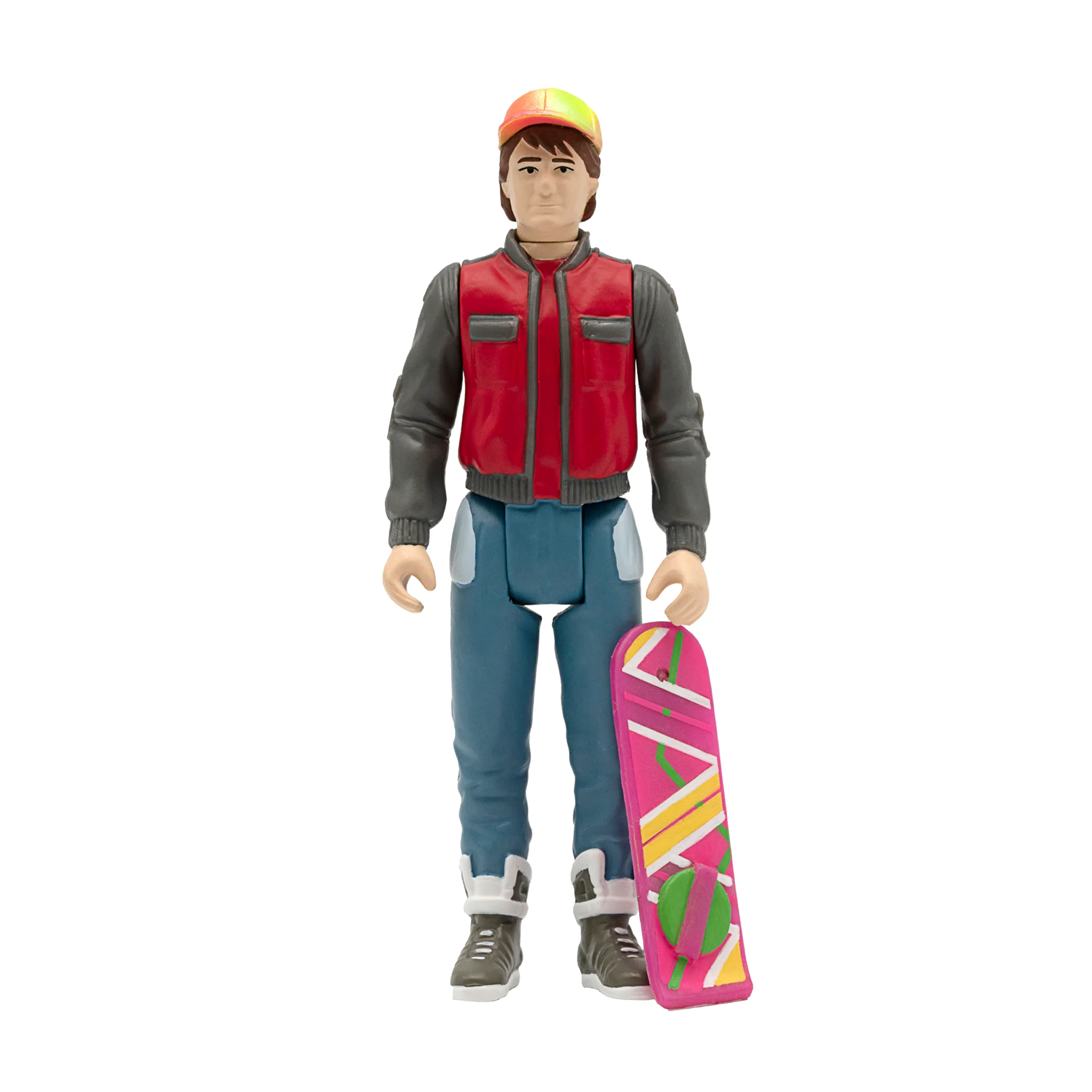 Super7 Back to the Future ReAction Figure Sci-fi Movie Peripheral Character Collectible Model Biff Tannen Doc Brown Marty McFly