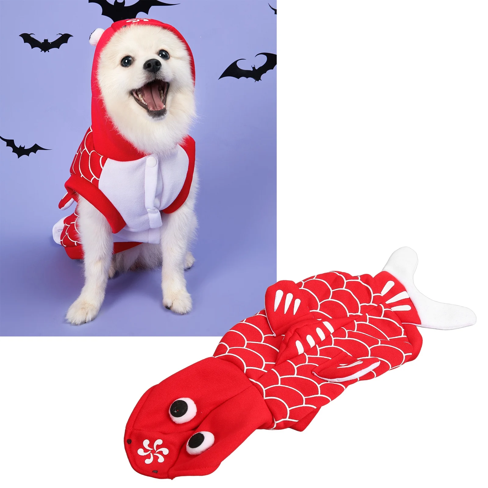 

Dog Goldfish Costume Interesting Halloween Dog Apparel For Dogs Cats Cosplay