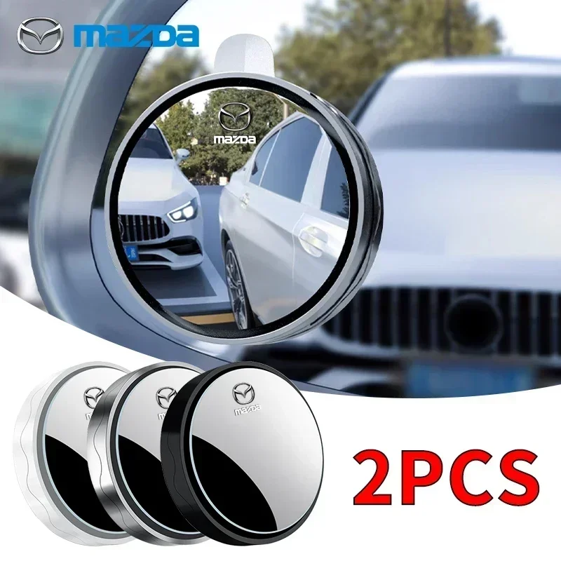 2pcs Car Suction Cup Mount Auxiliary Rearview Mirror for Mazda 3 CX3 CX4 CX5 CX7 CX8 CX9 CX30 RX7 Atenza Axela Car Accessories