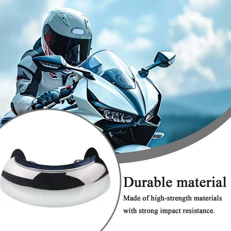 

Motorcycle Mirrors 180 Degree Wide Angle Rearview Mirrors Wind Screen Mount Blind Detection For Sport Bike Scooter Men Women