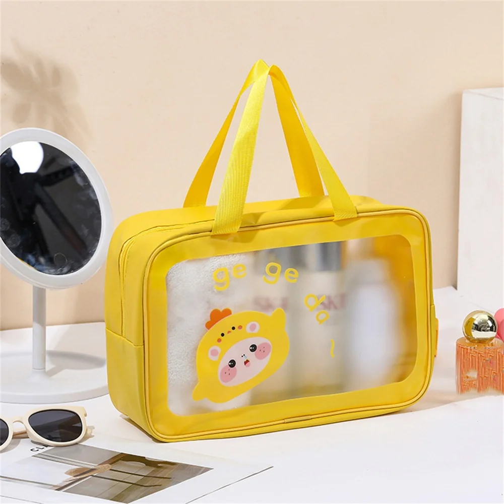 

Large Capacity Waterproof Makeup Bag Convenient Travel Toiletries Storage Bag Handheld Wash Bag for Business Trips