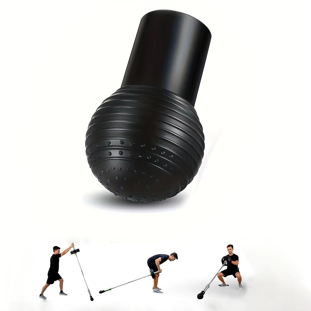 Landmine Attachment for Barbell, Easy to Use with 360° Rotation, Attachment for 2 Inch Barbell, Landmine Base
