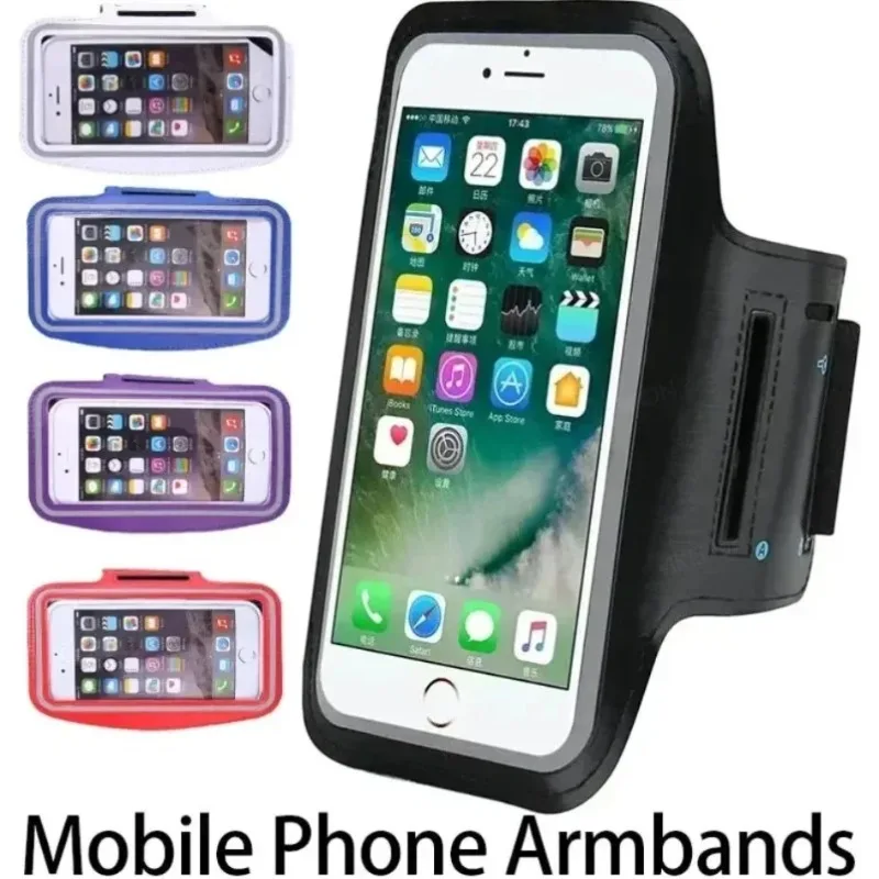Breathable Running Phone Armband Touch Screen With Key Pocket For iPhone 12-17 Pro Max For Android For Gym For Workout Daily Use