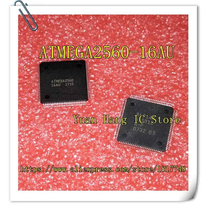

5 шт./лот ATMEGA2560-16AU ATMEGA256016AU ATMEGA2560 ATMEL TQFP100 новый оригинал и Rohs