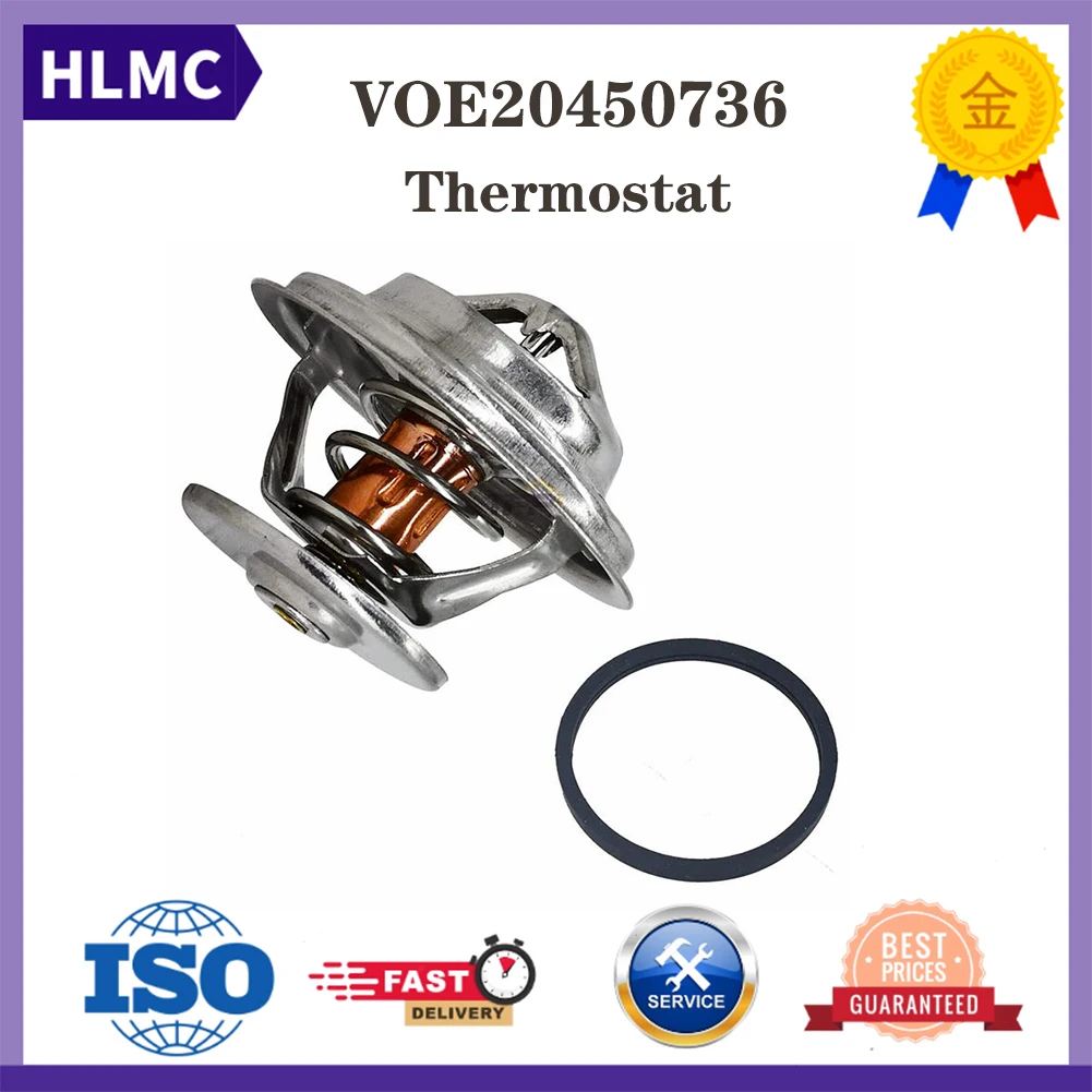 Aftermarket Parts Excavator Thermostat VOE20450736 20450736  for D6D D7D EC140B EC210B EC240B EC290B