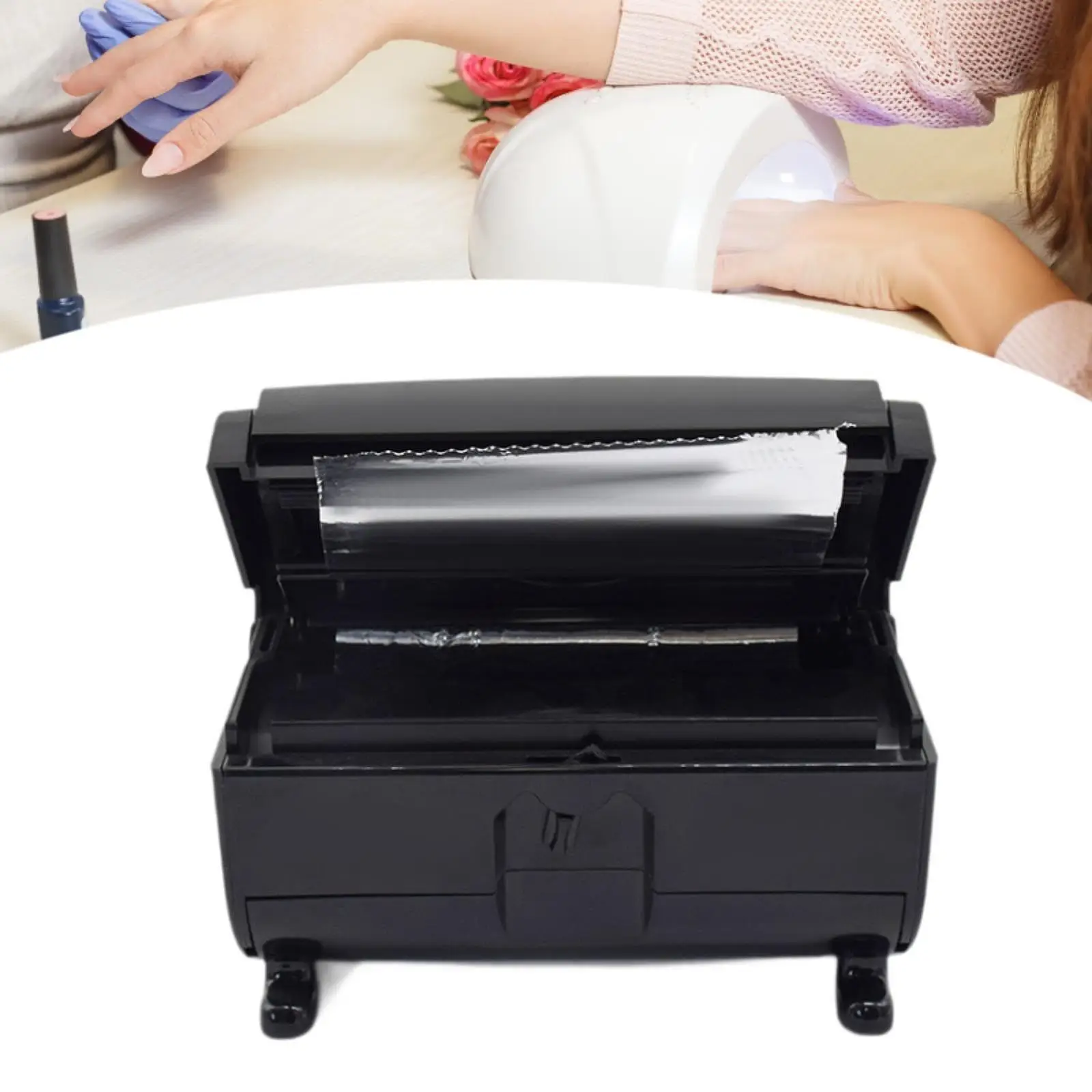 Hairdressing Foil Dispenser Cutter Multifunctional for Aluminum Foil 6.7x3.9x3.9inch